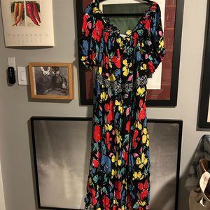 Rixo x Target Off-the-Shoulder Floral Dress